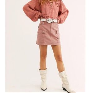 Free People Avenue Mini Skirt NWT